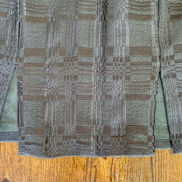 Magaschoni Collection Gray Wool Pencil Skirt - Picture 3 of 13